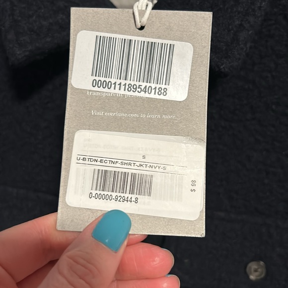 NWT Everlane The ReNew Fleece Everyone Overshirt - Picture 10 of 15